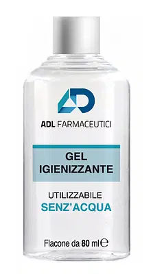 ADL FARMACEUTICI GEL IGIENIZZANTE 80 ML ADL FARMACEUTICI GEL IGIENIZZANTE 80 ML