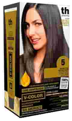TH PHARMA V COLOR KIT TINTURA SENZA AMMONIACA N 5 CON ORO LIQUIDO