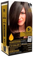 TH PHARMA V COLOR KIT TINTURA SENZA AMMONIACA N 5,1 CON ORO LIQUIDO