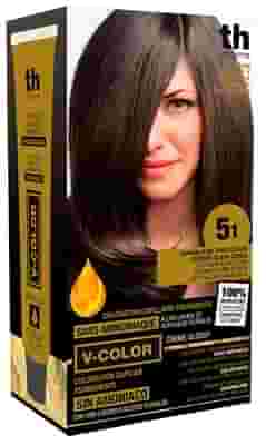 TH PHARMA V COLOR KIT TINTURA SENZA AMMONIACA N 5,1 CON ORO LIQUIDO