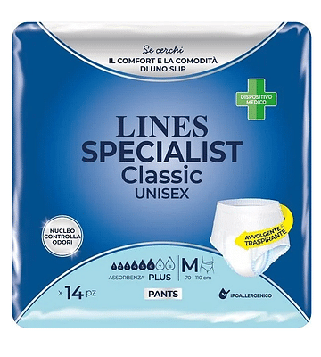 LINES SPECIALIST CLASSIC PANTS PLUS M 14 PEZZI