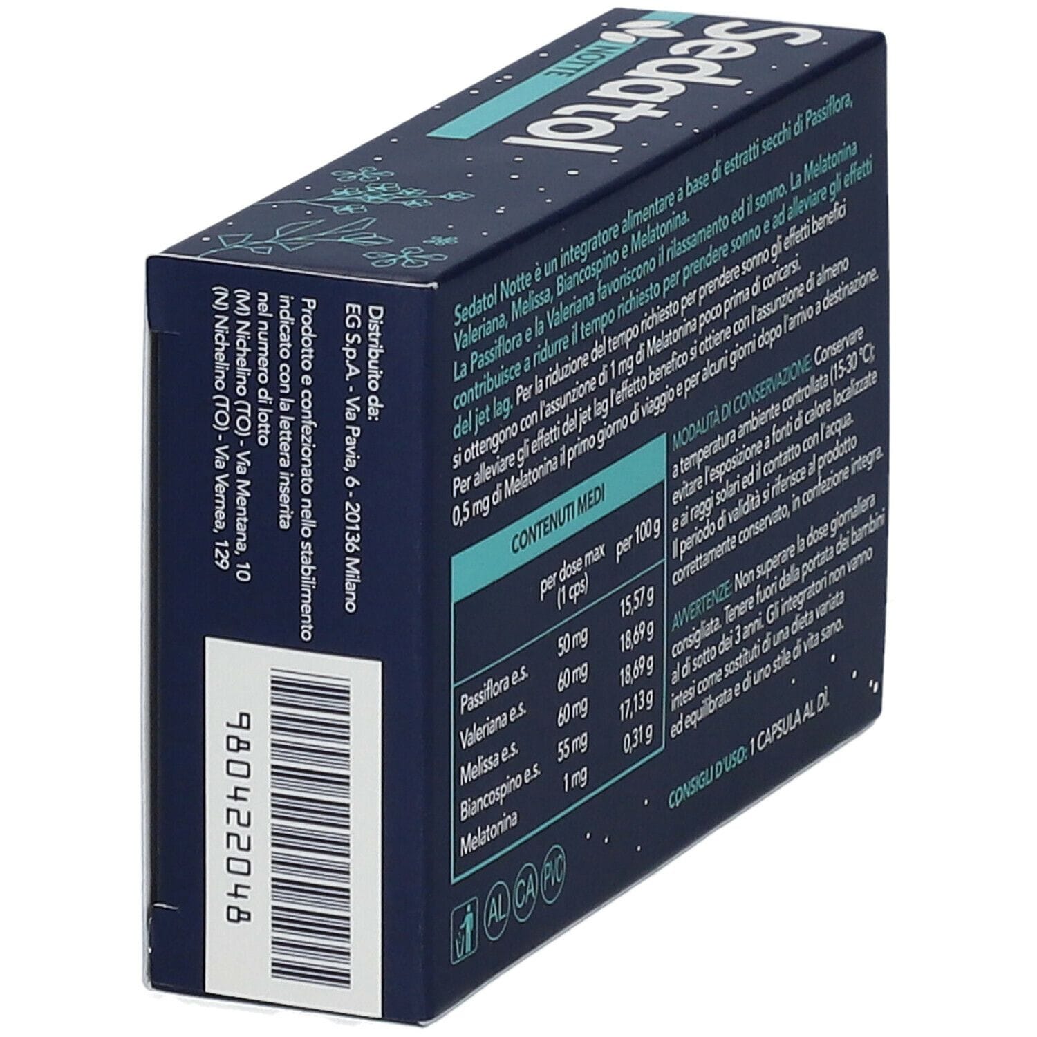 SEDATOL NOTTE 30 CAPSULE