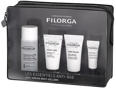 FILORGA DISCOVERY KIT 2020 BEST SELLER 1 SOLUZIONE MICELLARE + 1 MESO MUSK + 1 CREMA TIME FILLER + 1 OPTIM EYES FILORGA DISCOVERY KIT 2020 BEST SELLER 1 SOLUZIONE MICELLARE + 1 MESO MUSK + 1 CREMA TIME FILLER + 1 OPTIM EYES
