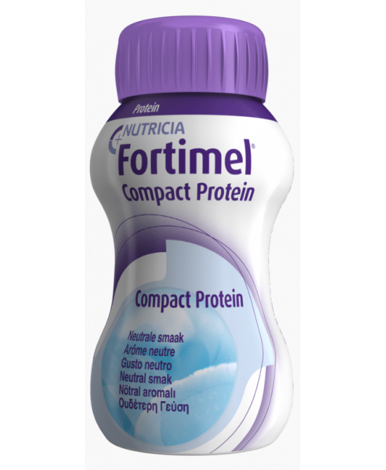 NUTRICIA FORTIMEL COMPACT PROTEIN GUSTO NEUTRO 4 BOTTIGLIE DA 125 ML