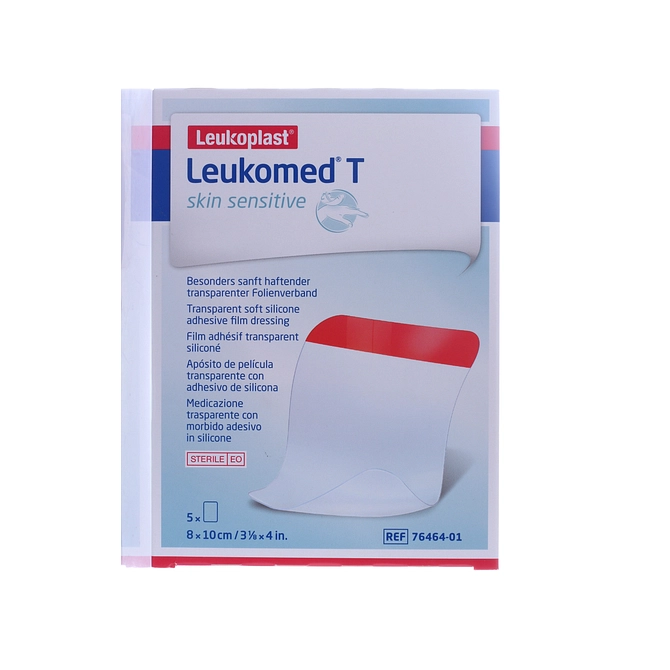 Leukomed T Skin Sensitive Medicazione Post Operatoria Trasparente Con Massa Adesiva In Silicone 8 X10 Cm 5 Pezzi