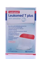 MEDICAZIONE POST-OPERATORIA LEUKOMED T PLUS SKIN SENSITIVE TRASPARENTE IMPERMEABILE CON MASSA ADESIVA AL SILICONE 5X7,2CM 5 PEZZI