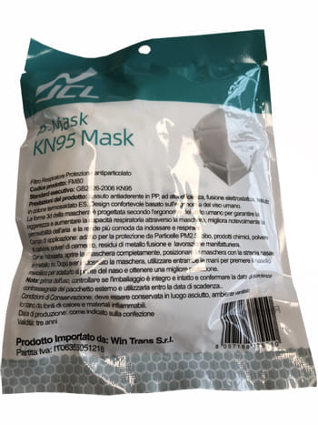 MASCHERINA FACCIALE P-MASK FFP3 5 PEZZI