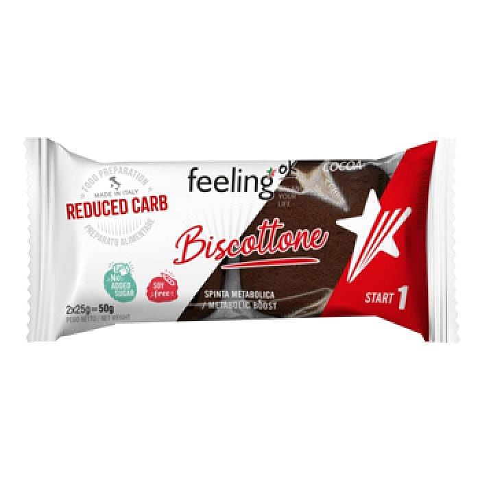 Feeling Ok Biscottone Al Cacao Start 50 G