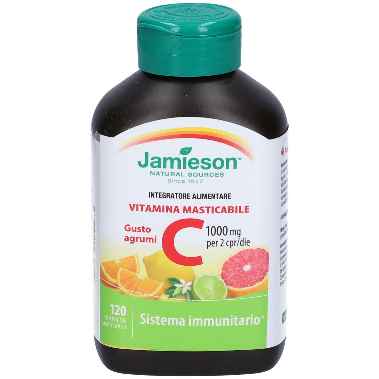 Jamieson Vitamina C 1000 Masticabile Agrumi 120 Compresse