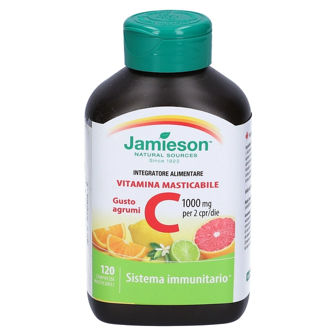 Jamieson Vitamina C 1000 Masticabile Agrumi 120 Compresse