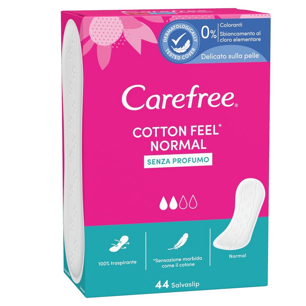 Carefree Cotton Salvaslip 44 Pezzi