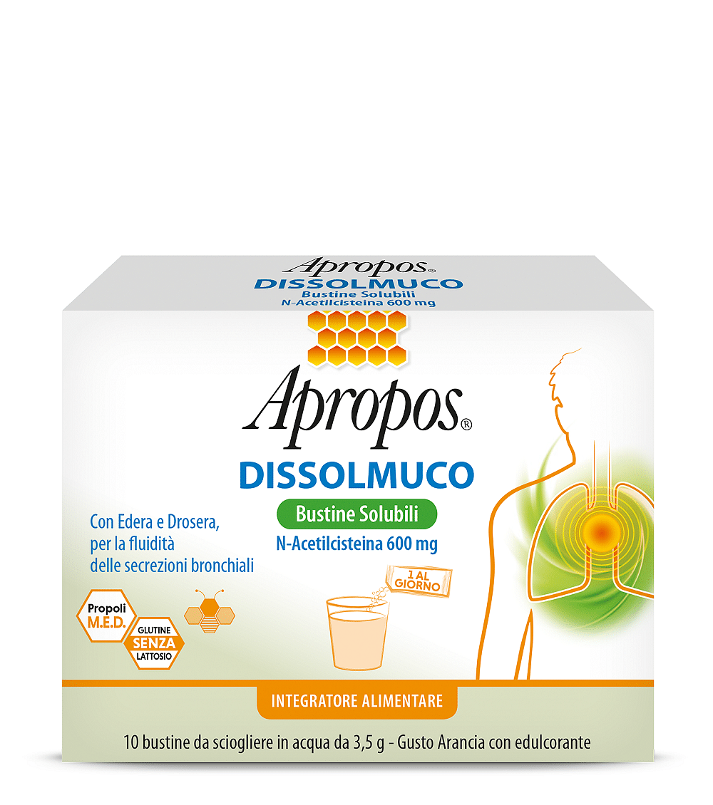 Apropos Dissolmuco 10 Bustine Solubili