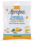APROPOS CARAMELLE DURE LIMONE/ZENZERO CUOR DI MIELE 50 G
