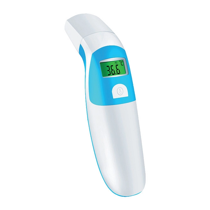 Termometro A Infrarossi Senza Contatto E Auricolare Modello A201 Con Display Lcd Range Misurazione Temperatura 32 42,9 Gradi