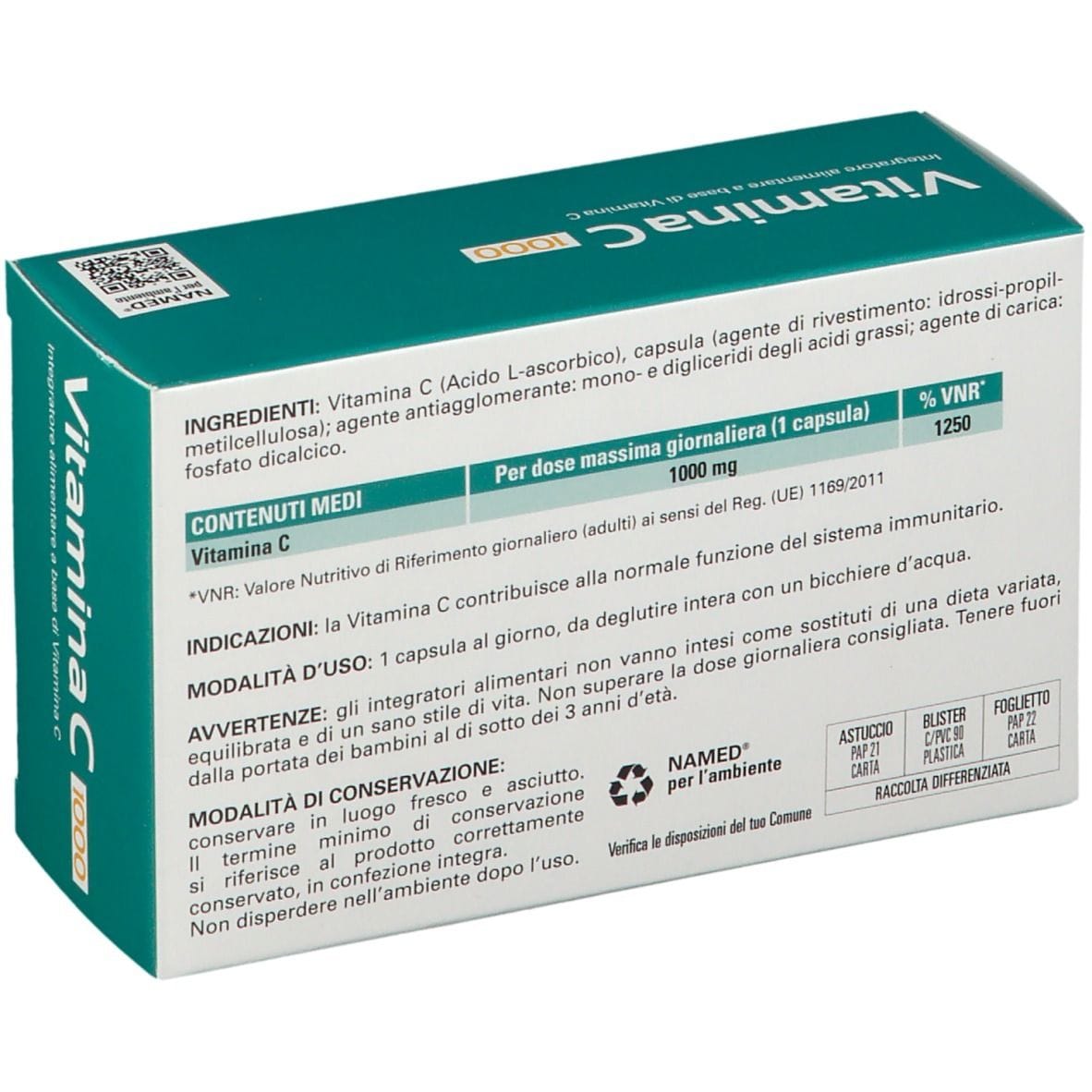 VITAMINA C 1000 60 CAPSULE