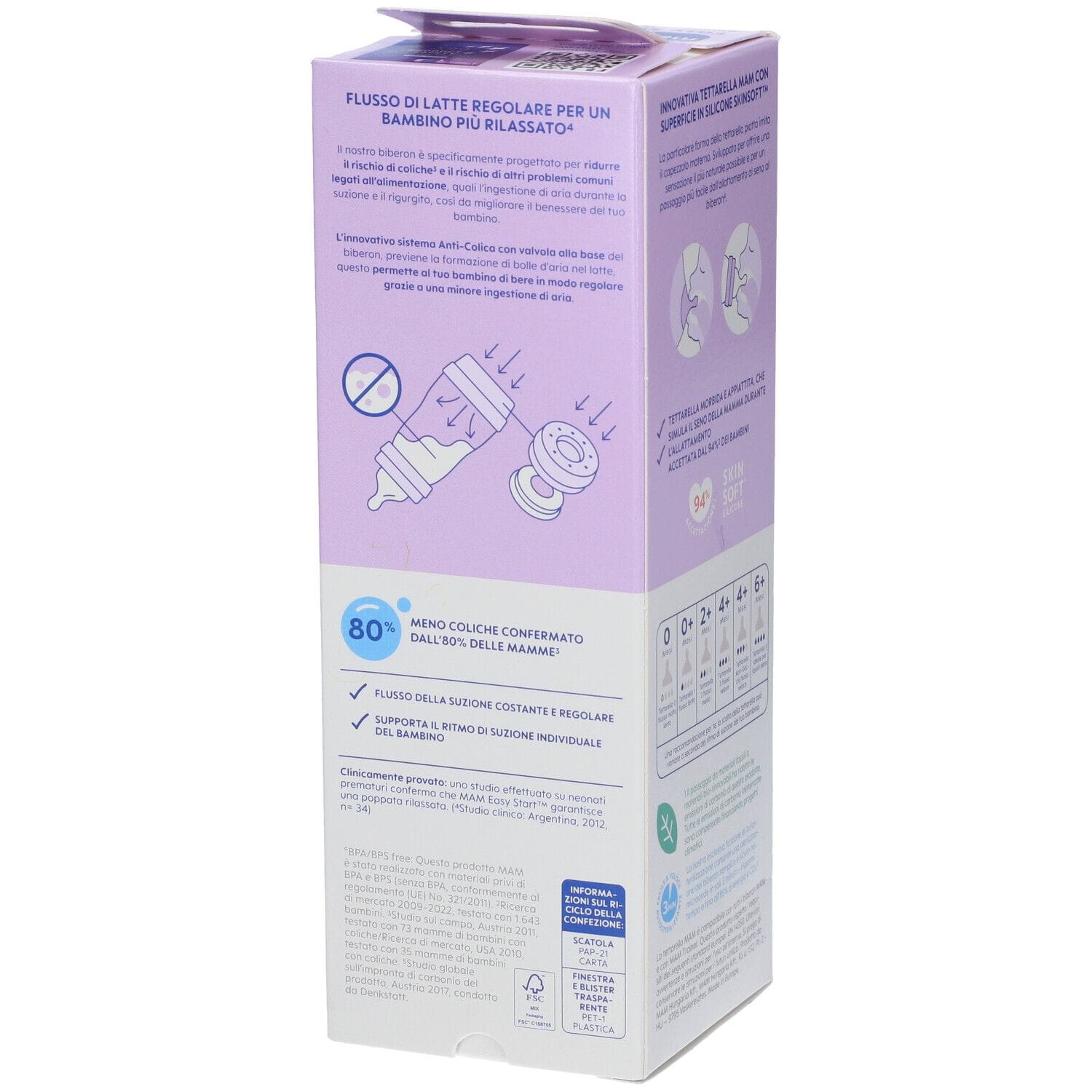 MAM BIBERON EASY START 320 ML 4+ TETTARELLA 3 FEMMINA