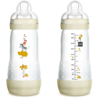 MAM BIBERON EASY START 320 ML 4+ TETTARELLA 3 NEUTRO MAM BIBERON EASY START 320 ML 4+ TETTARELLA 3 NEUTRO