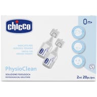 SOLUZIONE FISIOLOGICA PER AEROSOL CHICCO PHYSIOCLEAN 20 X 2 ML