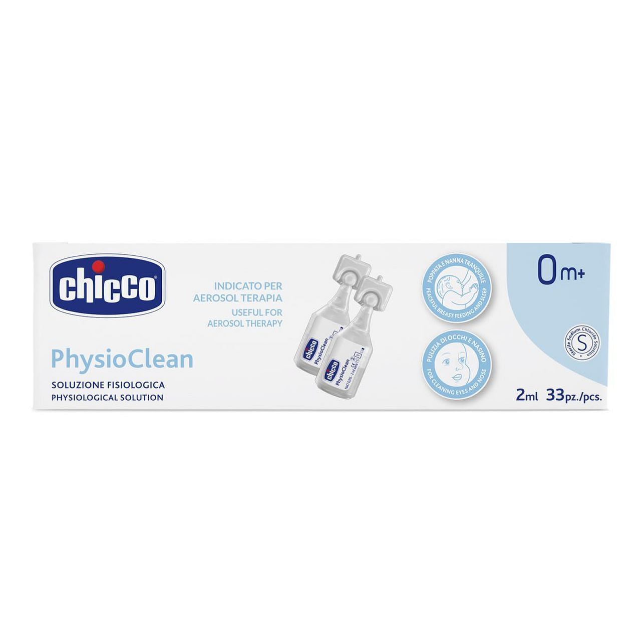 Chicco Soluzione Physioclean 2 Ml 33 Pezzi