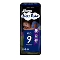 LIBERO SLEEPTIGHT MUTANDINA ASSORBENTE NOTTE 9 22-37KG 10 PEZZI