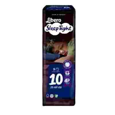 LIBERO SLEEPTIGHT MUTANDINA ASSORBENTE NOTTE 10 35-60KG 9 PEZZI