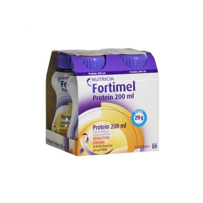 Fortimel Compact Protein Hot Tropical Zenzero 4 X 125 Ml