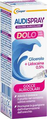 GOCCE AURICOLARI AUDISPRAY DOLO PER BAMBINI 7 G
