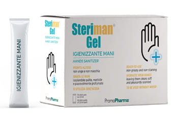 STERIMAN GEL 70 IGIENIZZANTE MANI 50 STICK DA 2,8 ML