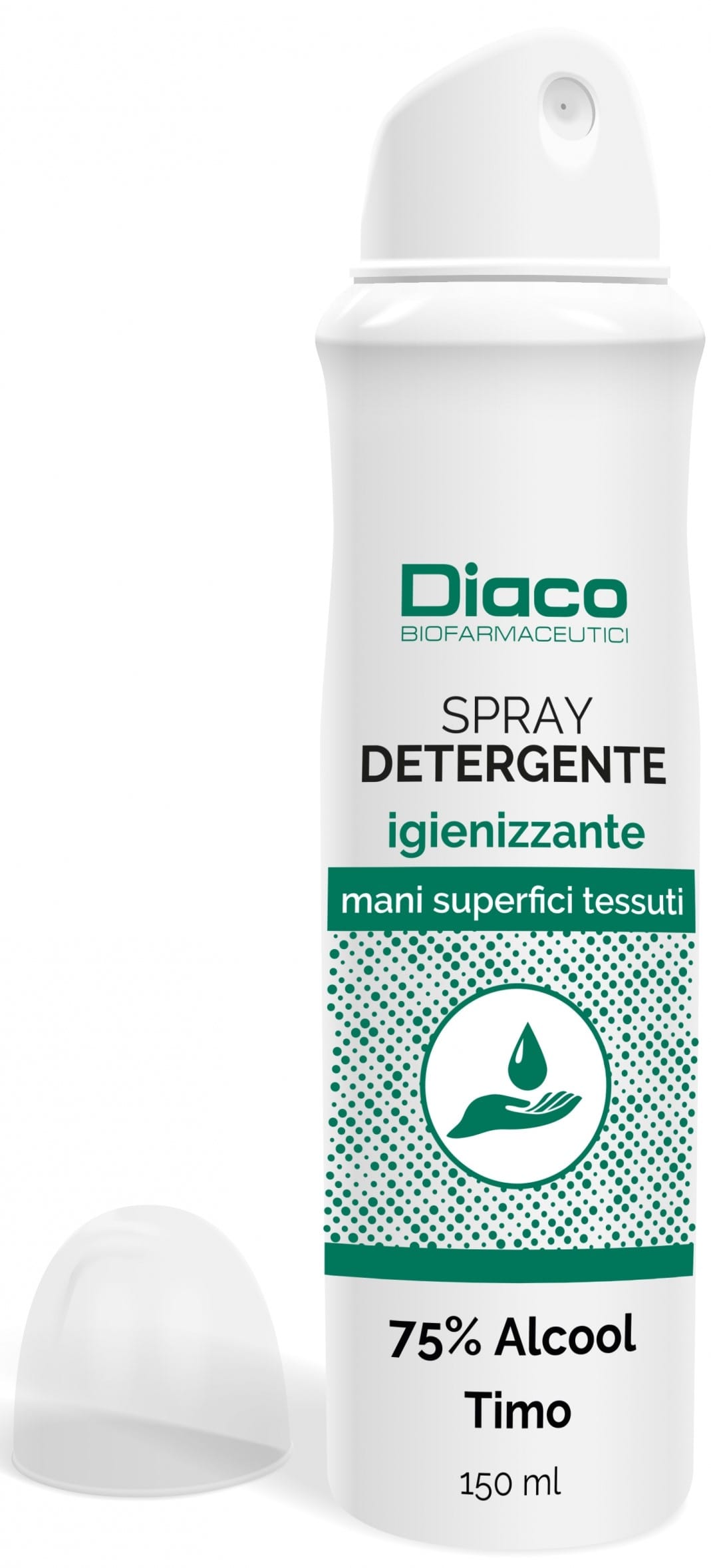 SPRAY DETERGENTE IGIENIZZANTE MANI E SUPERFICI SPRAY 150 ML