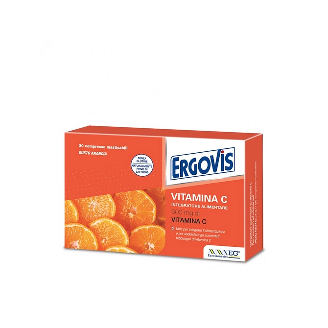 Ergovis Vitamina C 500 Mg 30 Compresse Masticabili