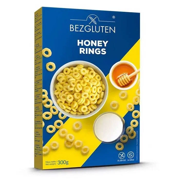 Bezgluten Honey Rings 300 G