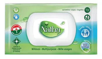 NATHA SALVIETTE IGIENIZZANTE 72 PEZZI NATHA SALVIETTE IGIENIZZANTE 72 PEZZI
