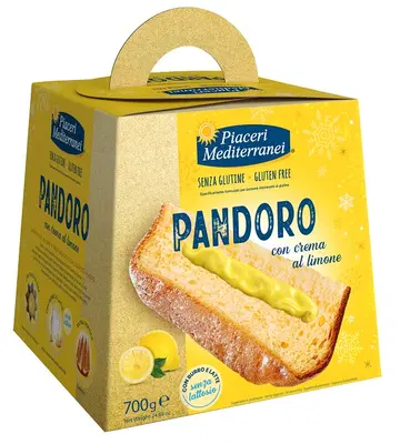 PIACERI MEDITERRANEI PANDORO CREMA AL LIMONE 700 G PIACERI MEDITERRANEI PANDORO CREMA AL LIMONE 700 G