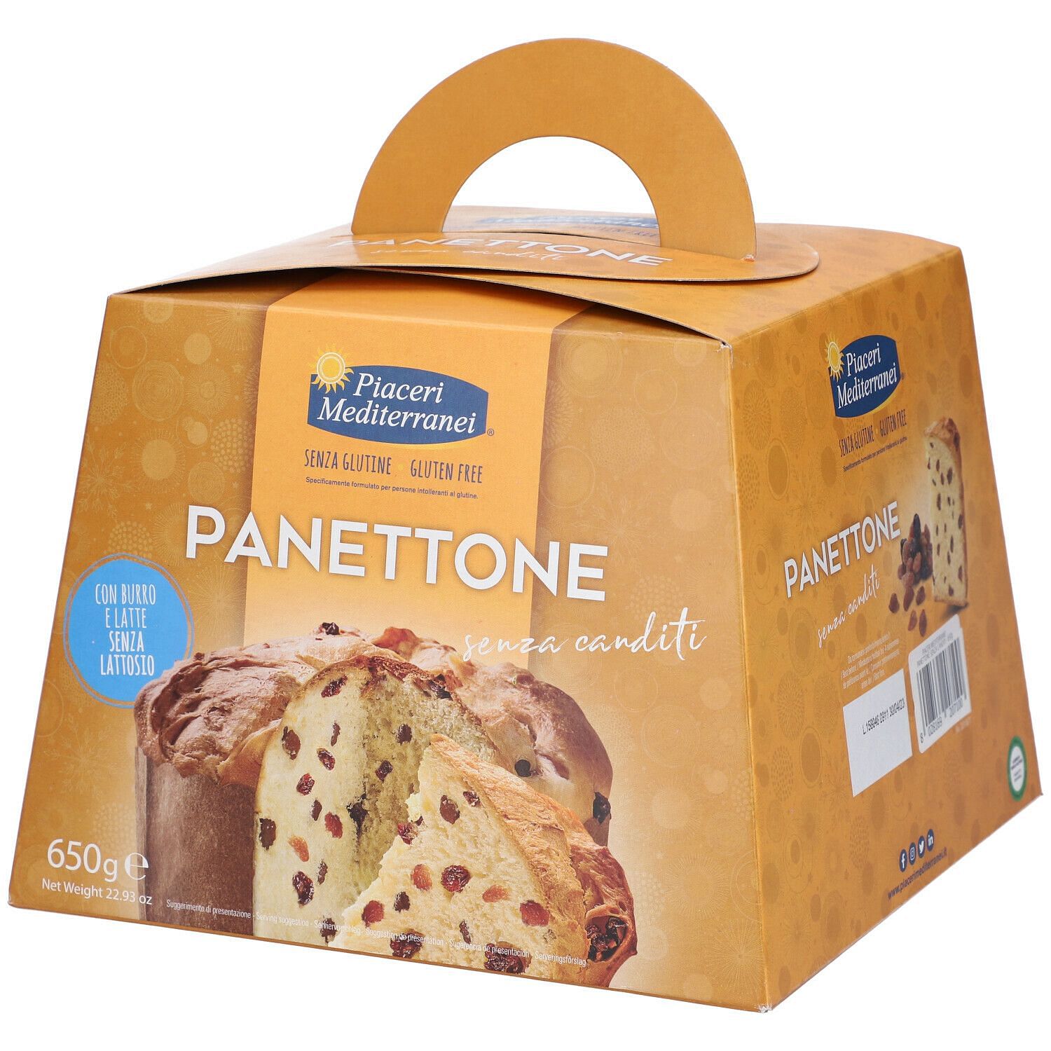 Piaceri Mediterranei Panettone Senza Canditi 650 G