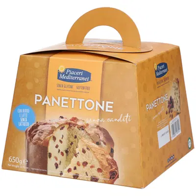 PIACERI MEDITERRANEI PANETTONE SENZA CANDITI 650 G PIACERI MEDITERRANEI PANETTONE SENZA CANDITI 650 G