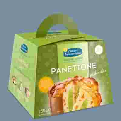 PIACERI MEDITERRANEI PANETTONE AL PISTACCHIO 750 G PIACERI MEDITERRANEI PANETTONE AL PISTACCHIO 750 G