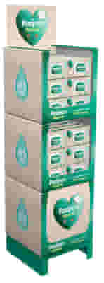 CASSA DISPLAY WIPES PAMPERS PROTEZIONE PURA NATURELLO 52 PEZZI