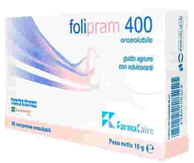 FOLIPRAM 400 60 COMPRESSE OROSOLUBILI GUSTO AGRUMI