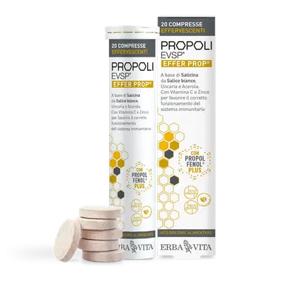 PROPOLI EVSP 20 COMPRESSE EFFERVESCENTI PROPOLI EVSP 20 COMPRESSE EFFERVESCENTI