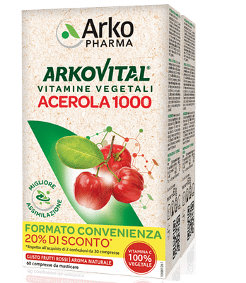ARKOVITAL ACEROLA 1000 PACK FAMILY 60 COMPRESSE