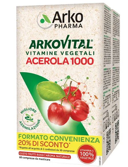 Arkovital Acerola 1000 Pack Family 60 Compresse