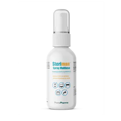 STERIMAN SPRAY MULTIUSO SUPERFICI 100 ML STERIMAN SPRAY MULTIUSO SUPERFICI 100 ML