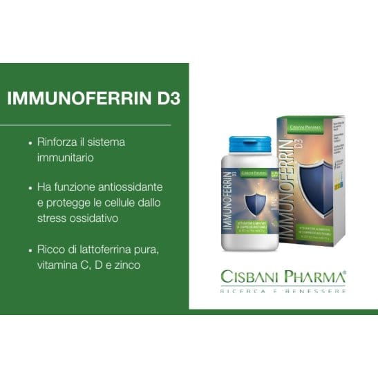 IMMUNOFERRIN D3 60 COMPRESSE OROSOLUBILI