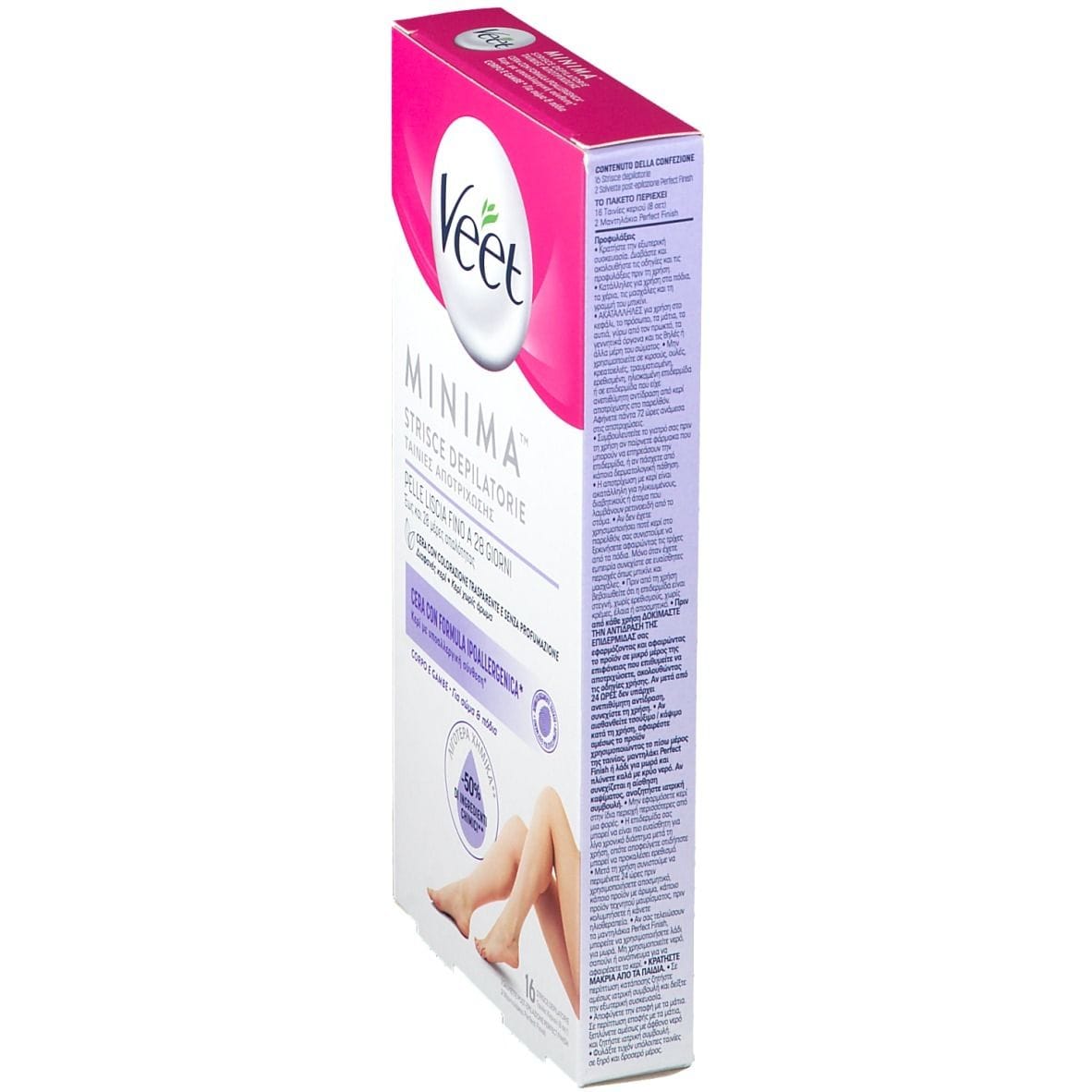 VEET STRISCE CORPO IPOALLERGENICHE 16 PEZZI
