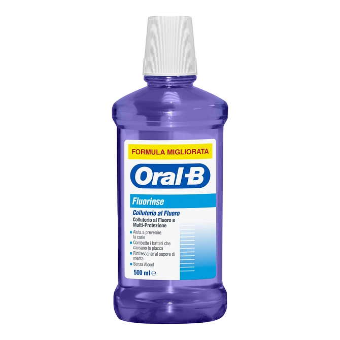 Oralb Fluorinse Collutorio Anti Carie 500 Ml