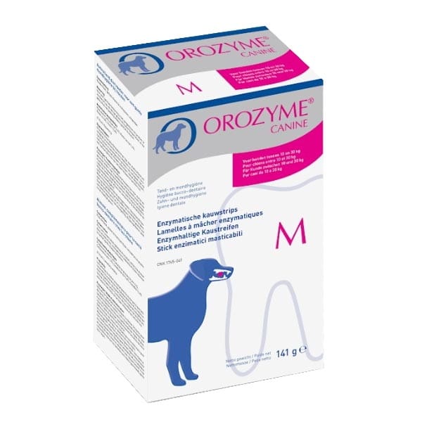 OROZYME CANINE STRISCE ENZIMATICHE MASTICABILI PER CANI DI TAGLIA MEDIA