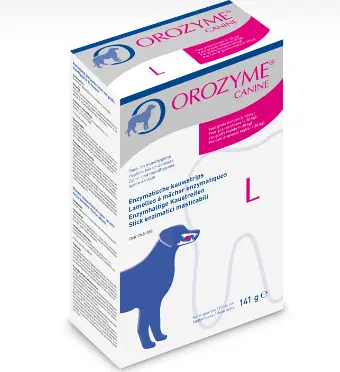 OROZYME CANINE STRISCE ENZIMATICHE MASTICABILI PER CANI DI TAGLIA GRANDE OROZYME CANINE STRISCE ENZIMATICHE MASTICABILI PER CANI DI TAGLIA GRANDE