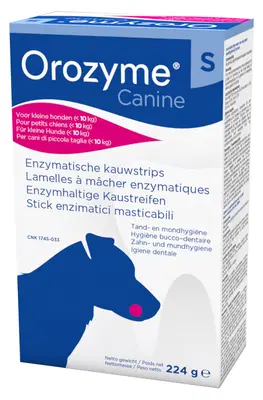 OROZYME CANINE STRISCE ENZIMATICHE MASTICABILI PER CANI DI TAGLIA PICCOLA OROZYME CANINE STRISCE ENZIMATICHE MASTICABILI PER CANI DI TAGLIA PICCOLA