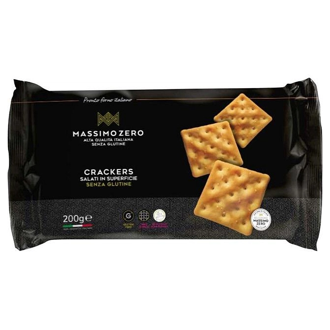 Massimo Zero Crackers Salati In Superficie 200 G