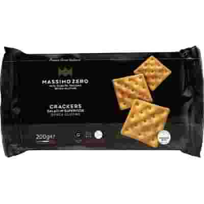MASSIMO ZERO CRACKERS SALATI IN SUPERFICIE 200 G